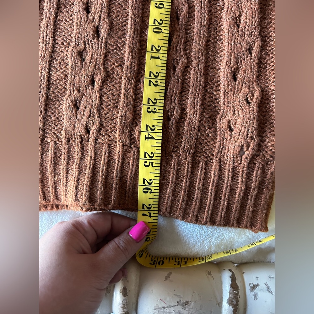 Haptics by holy harper woman sweater color brown size 1X - Picture 4 of 5